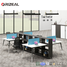 Melamin kombiniert Panel modularen Büroarbeitsplatz